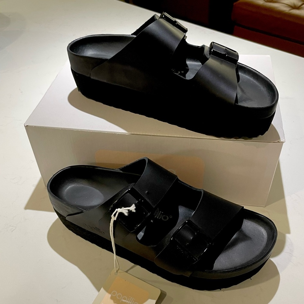 Birkenstock- Arizona Platform Papillio 9 NIB